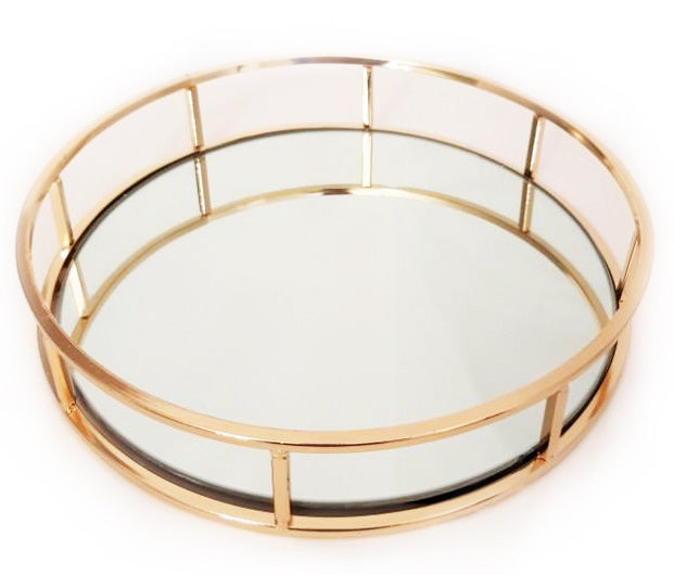 Spiegeldienblad rond