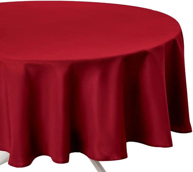 Nappe Grise anti-tache - Ronde - Diamètre 180 cm - Anti-taches