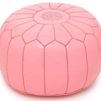 Pouf marocain rose