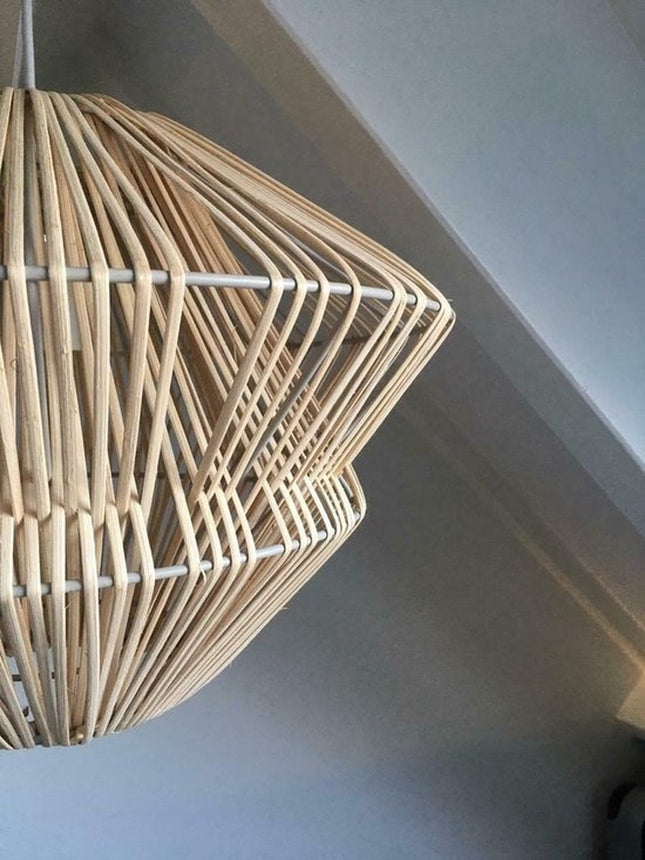 Rotan Hanglamp - Ø45 cm x h30 cm - Naturel