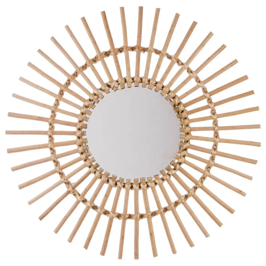 Rattan Mirror Round - Ø 58 cm