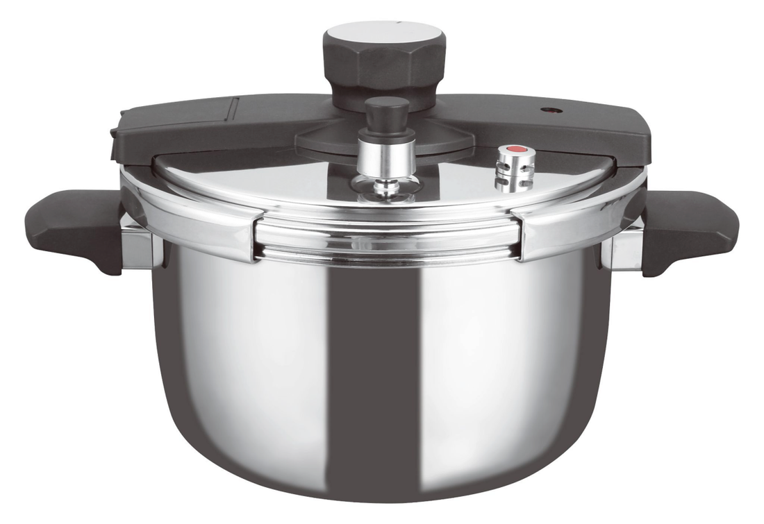 RVS snelkookpan voor inductie – 4,5, 6 of 8 liter, met veiligheidsklep – foto 4