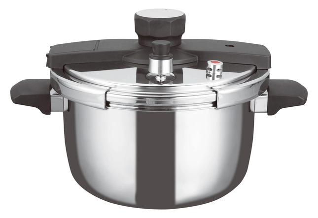 Autocuiseur en inox – Compatible induction – Avec soupape de sécurité et régulateur de pression