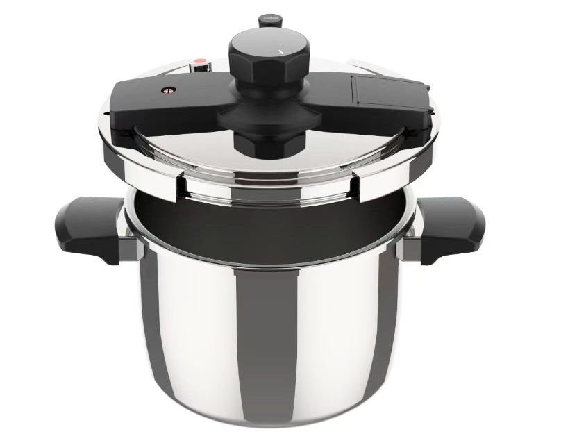 RVS snelkookpan voor inductie – 4,5, 6 of 8 liter, met veiligheidsklep – foto 11