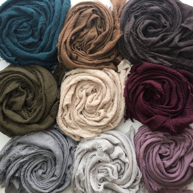 GROSSE ÉCHARPE FROISSÉE