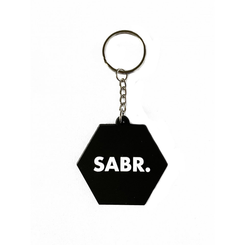 SABR black keychain