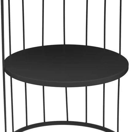 Atmosphera Table d'appoint/table basse Kobu - métal - ronde - industrielle