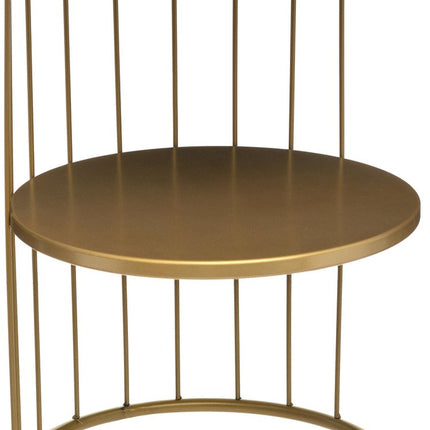 Atmosphera Table d'appoint/table basse Kobu - métal - ronde - industrielle