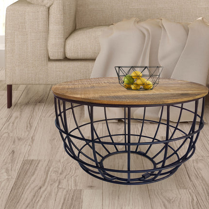 Table basse Ronde | ø 55 cm | Industrielle - Métal
