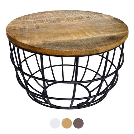 Table basse Ronde | ø 55 cm | Industrielle - Métal