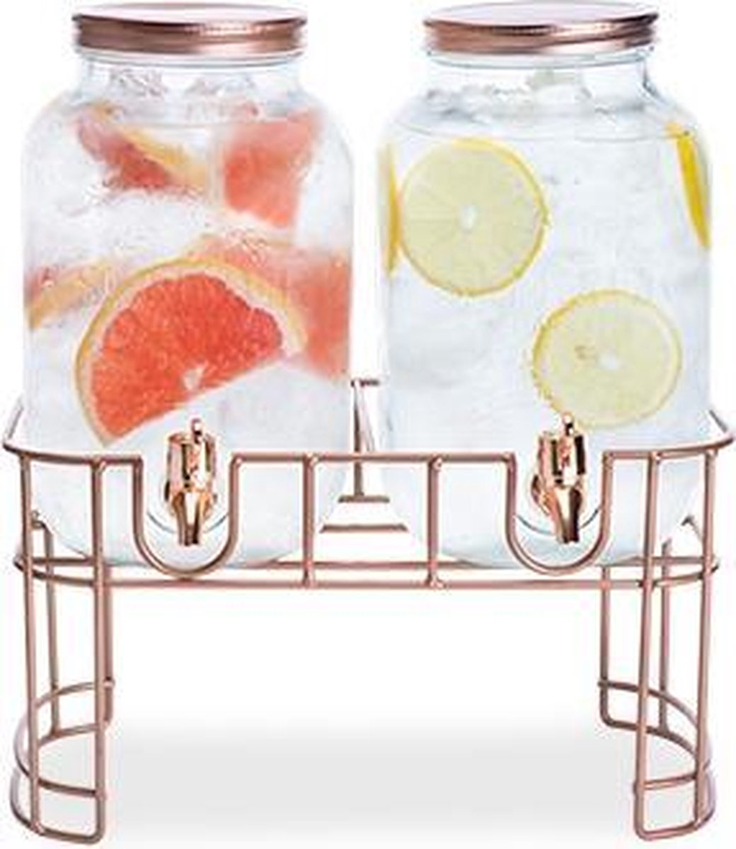 Cosy&Trendy Saftspender-Set auf Ständer - 2x 3,5 Liter