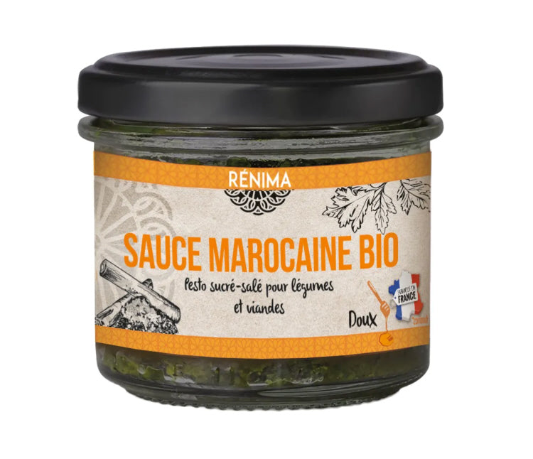 Bio-Marokkanische Marinade süße Soße süße und herzhafte Gerichte