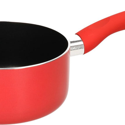 5Five - Casserole - Induction - Aluminium - Rouge/Noir - D16 cm
