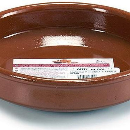 Plat à four rond en faïence réfractaire 20 x 4,5 x 20 cm
