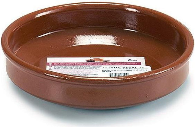 Plat à four rond en faïence réfractaire 20 x 4,5 x 20 cm