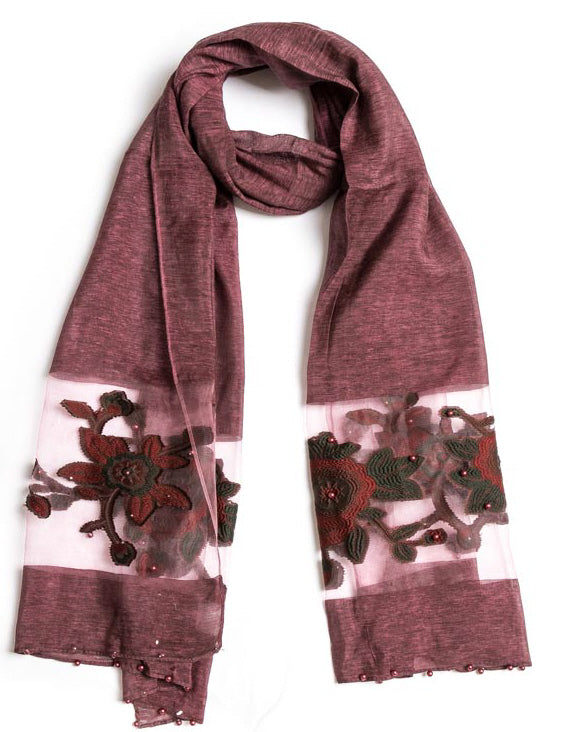 Écharpe coton-viscose