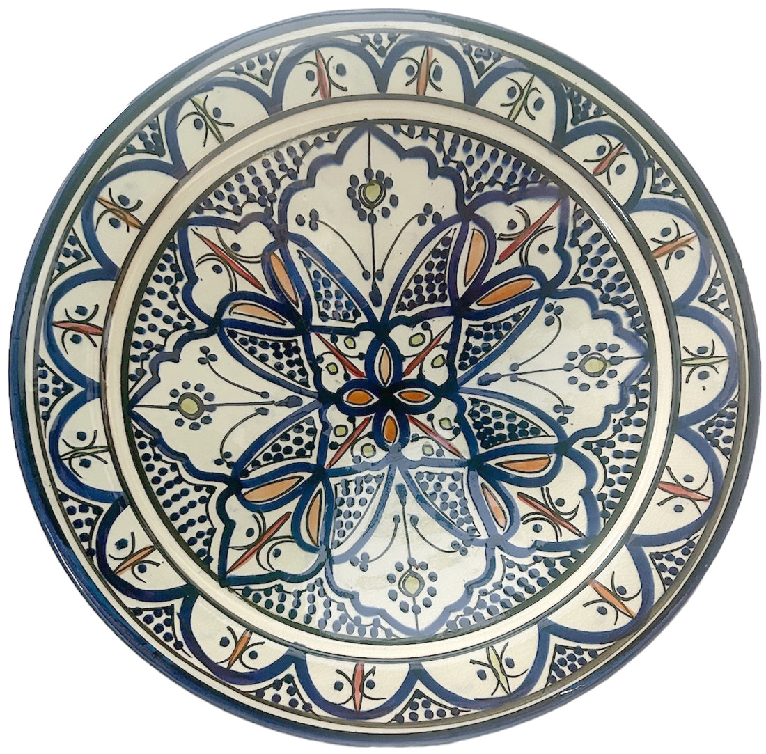 Marokkanische Schale Keramik 35 cm