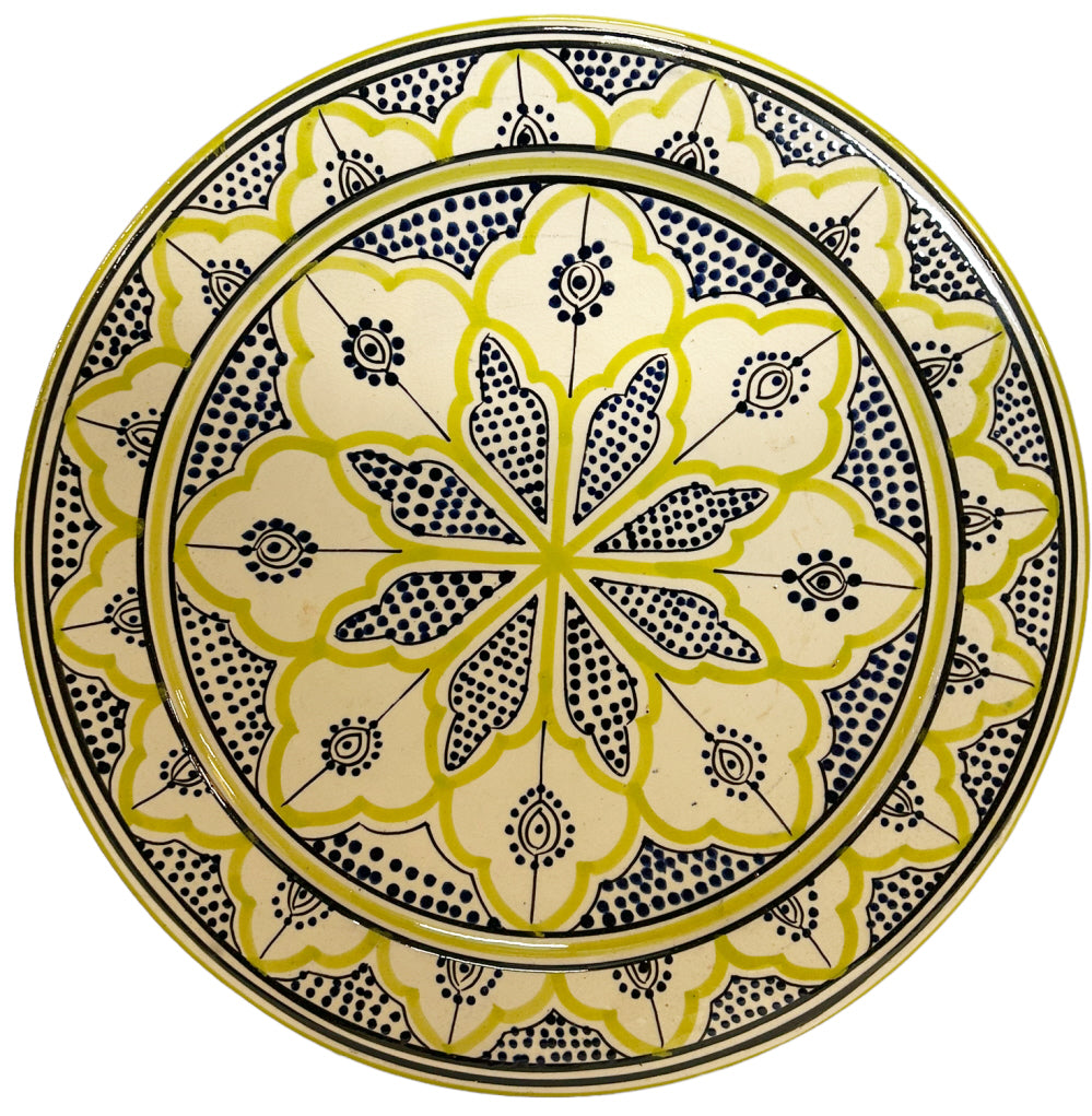 Moroccan bowl light green 35 cm