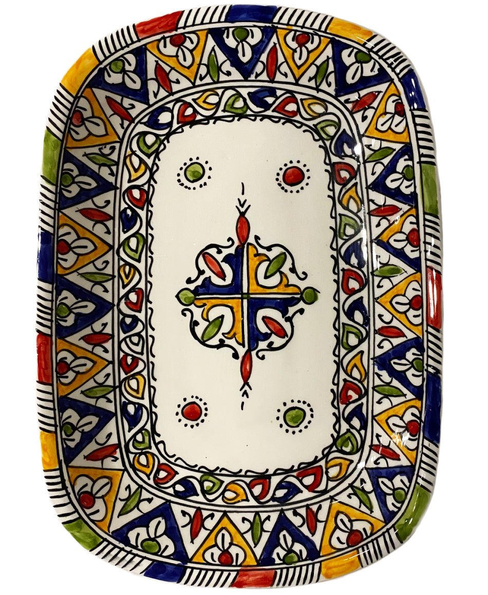 Moroccan bowl multi-color