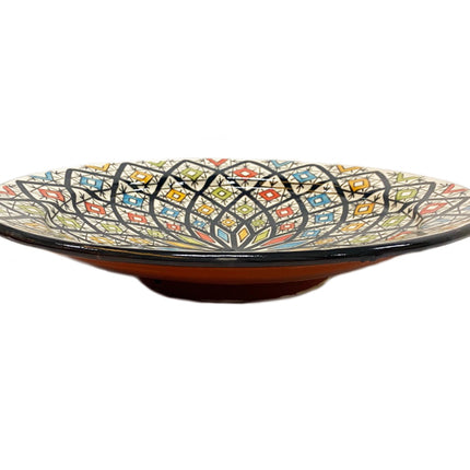 Plat marocain en céramique Ø35