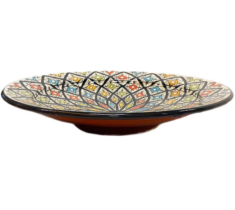 Moroccan pottery bowl Ø35