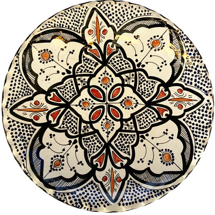 Plat marocain cannelé ø35 cm