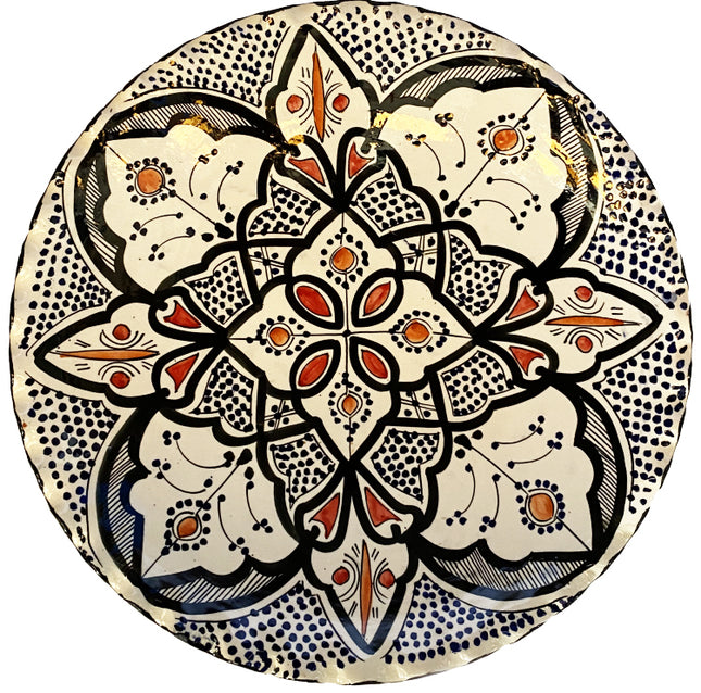 Plat marocain cannelé ø35 cm