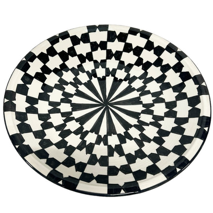 Plat marocain en céramique de Fès Ø33