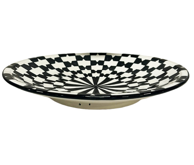 Plat marocain en céramique de Fès Ø33