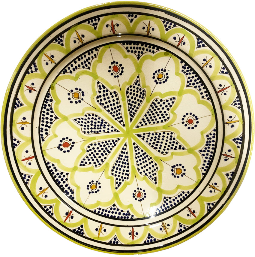 Moroccan bowl light green 35 cm