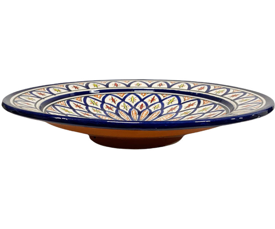 Marokkanische Schale Handgefertigt 35 cm