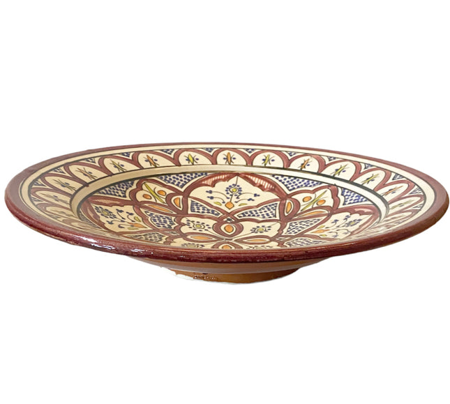 Plat en terre cuite asfi 35 cm