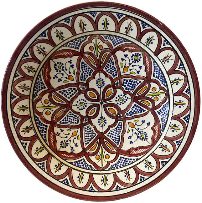Plat en terre cuite asfi 35 cm