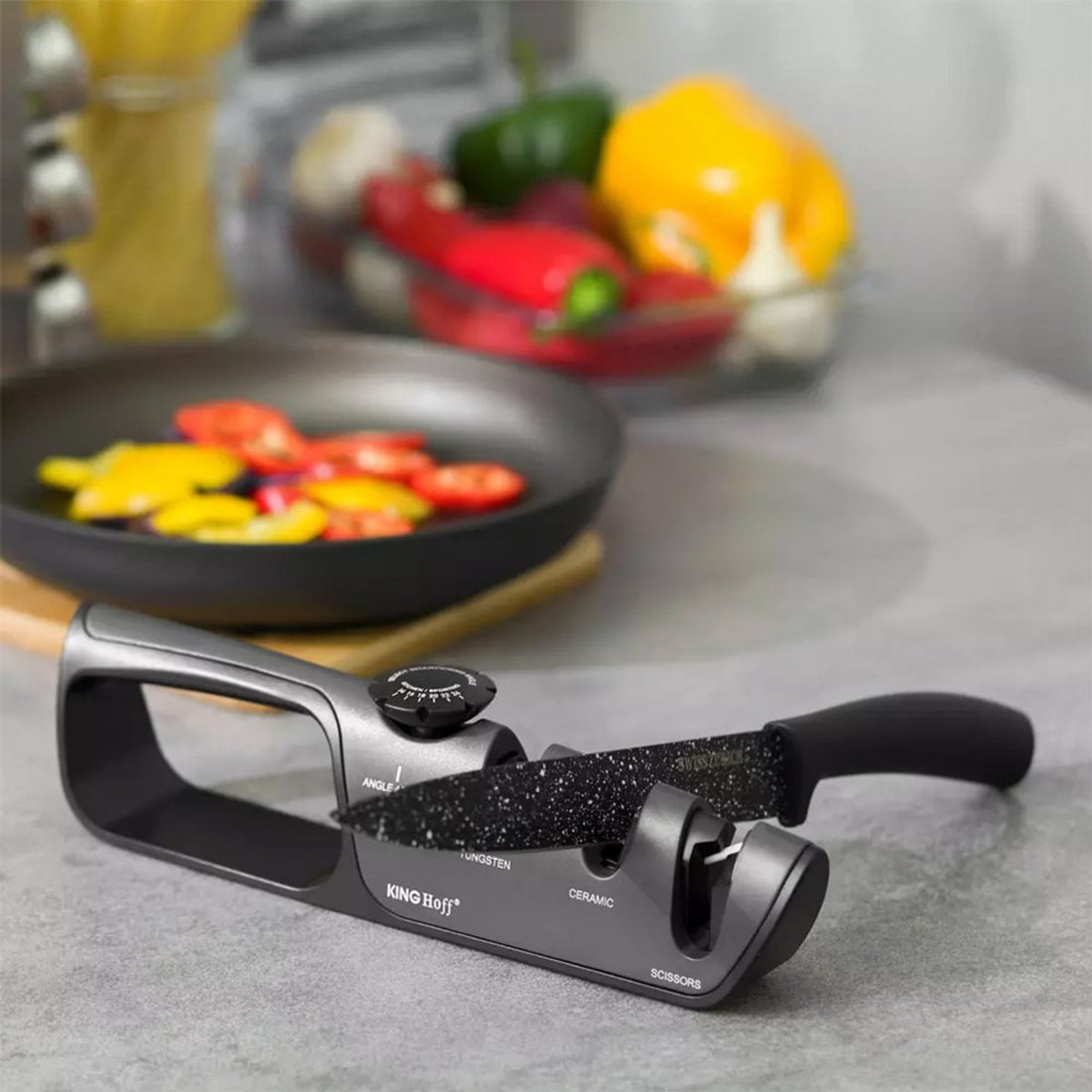 Professional Knife Sharpener – Anti-Slip Knife Sharpener