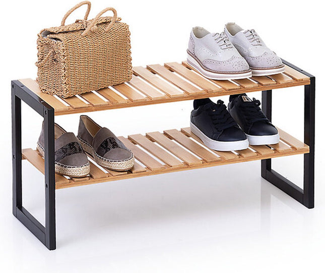 Five® Range-chaussures en bois empilable - 167879 - Empilable et durable