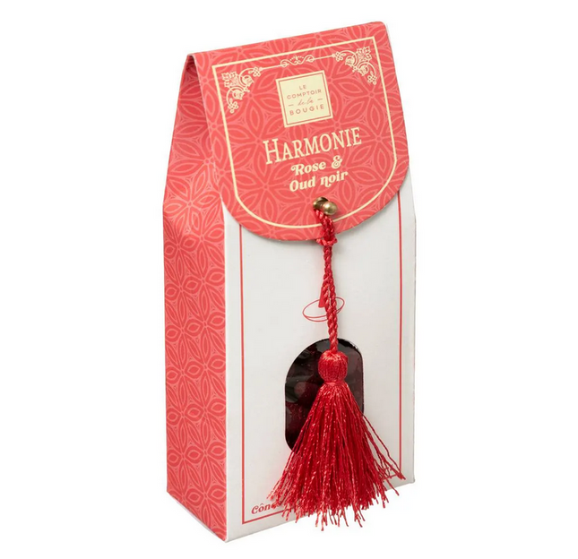 Cônes d'Encens avec Support - Cône d'Encens - Rose & Oud Noir - Rose Noire