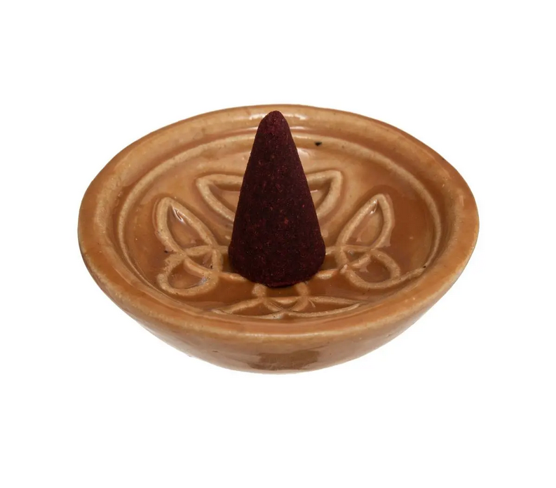 Incense cones Nag Champa met houder – ca. 30 wierookkegels, 79 gram – foto 2