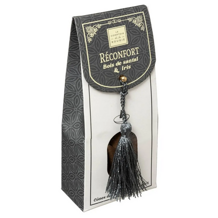 Cônes d'Encens avec Support - Cône d'Encens - Bois de Santal & Iris
