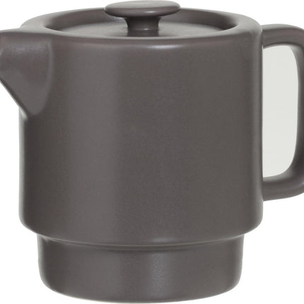 Secret de Gourmet Théière + Tasse + Soucoupe 3 en 1 Céramique - Taupe