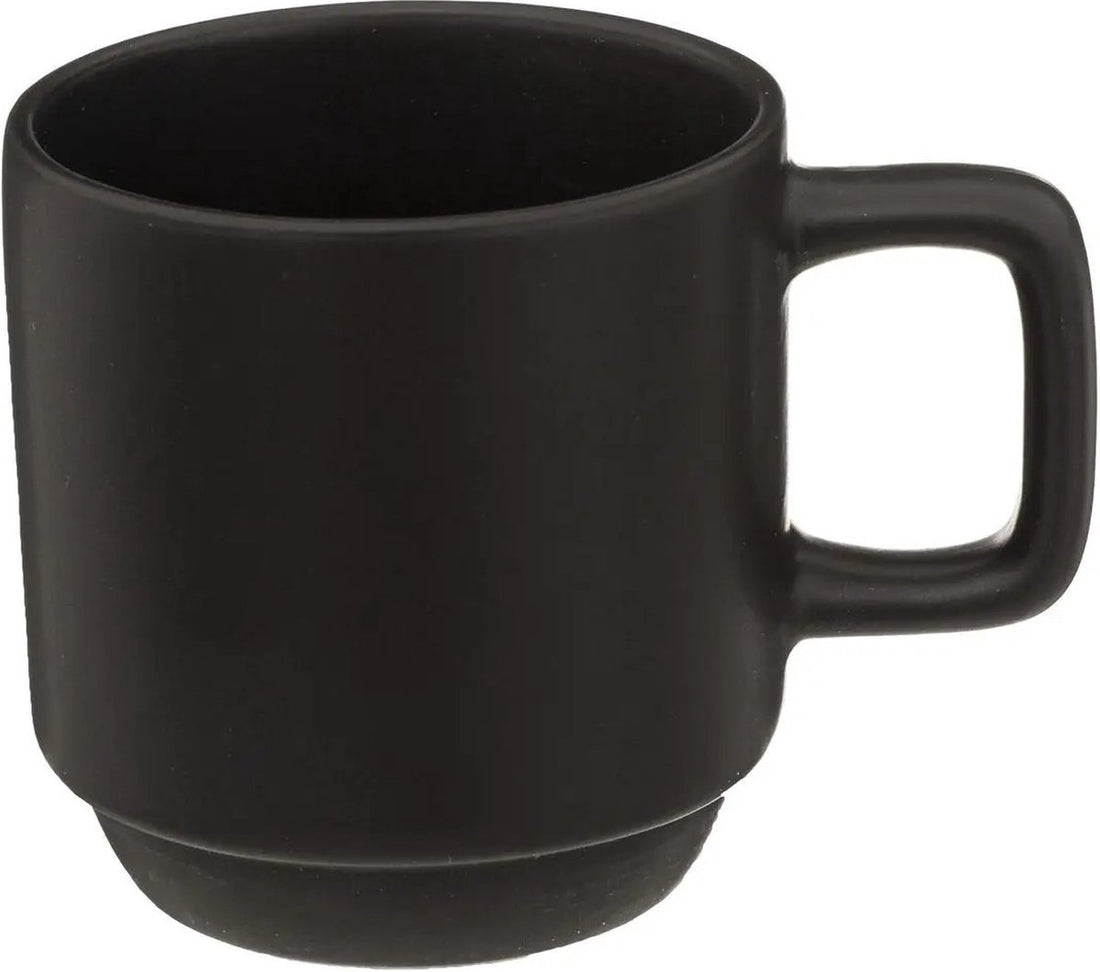 Tasses à café / tasses à expresso Secret de Gourmet - 4 pces - grès - 120 ml