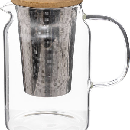 Secret de Gourmet Théière - verre/bambou - 900 ml