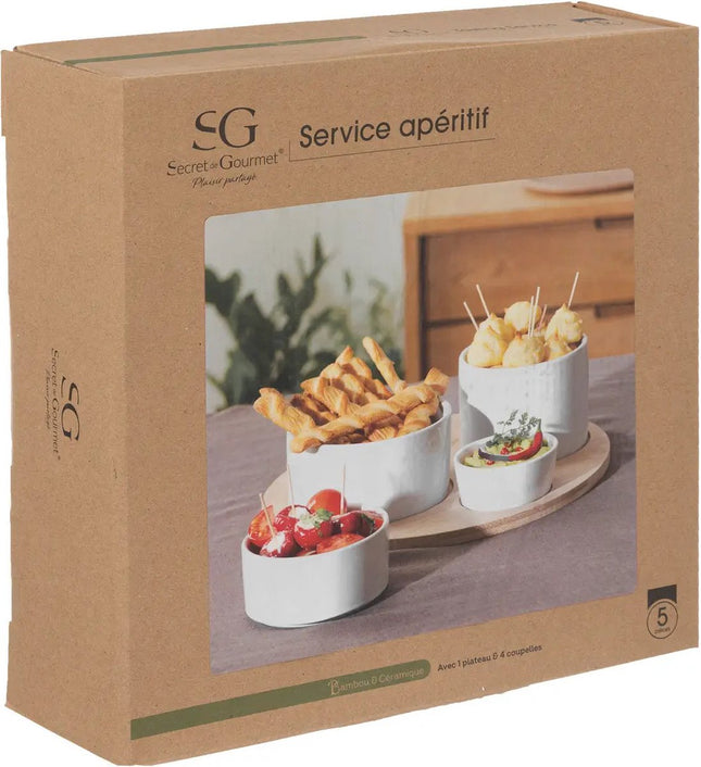 Planche de service/planche apéritive/amuse-bouches/sauce/tapas