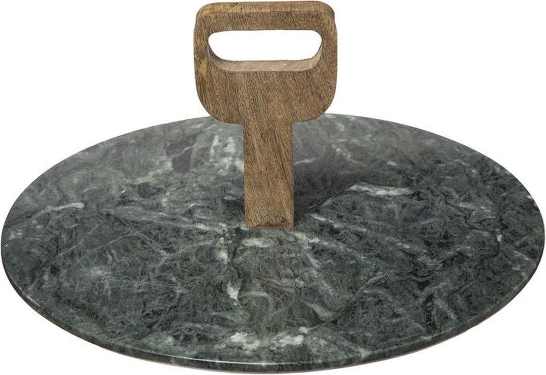 Serveerplank en kunstmarmer D30 cm
