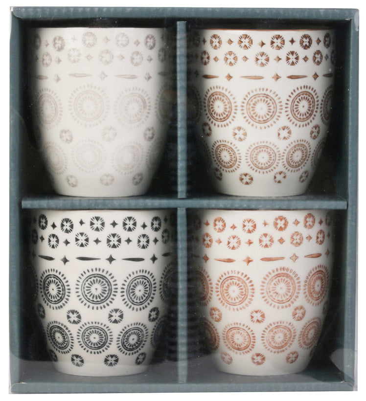 SET 4 orientalische Tassen 250 ML