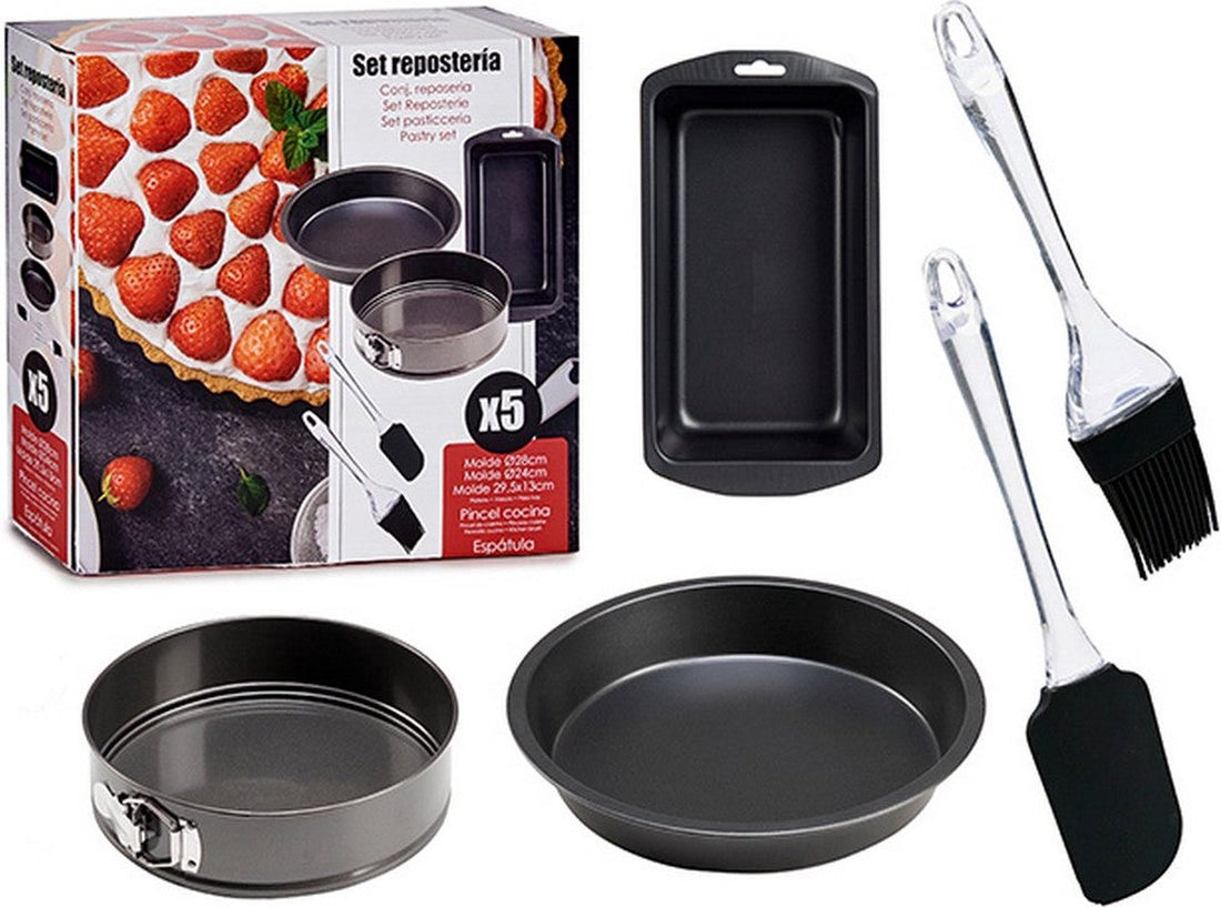 Set met cakevormen 5 Onderdelen