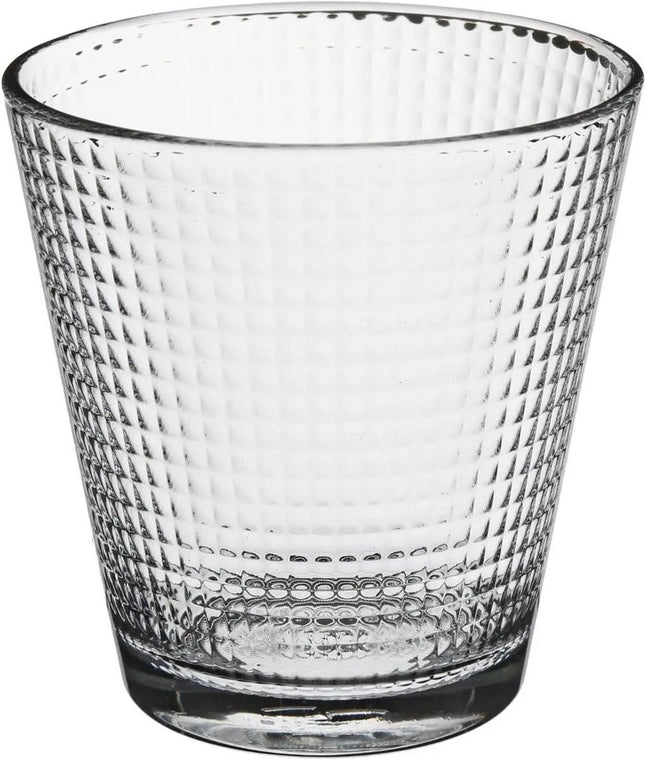 Lot de 6 verres à eau/jus Benit 250 ml en verre - Verres à boire - Verres à eau