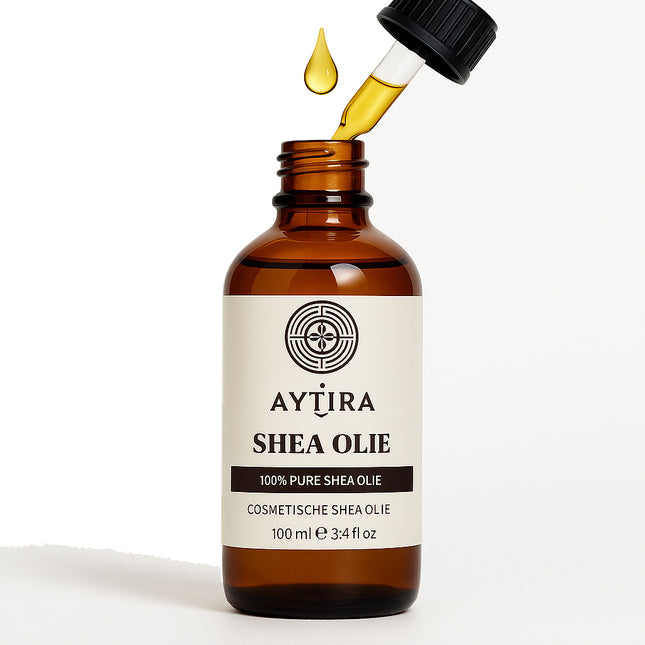 AYTIRA Huile de Karité – 100% pure, biologique & pressée à froid | Soin de luxe pour la peau et les cheveux