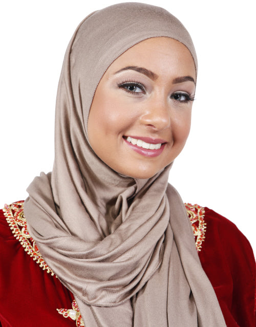 Katoenen stretch sjaal – hoofddoek van katoen, niet doorschijnend, 170 x 60 cm – foto 11