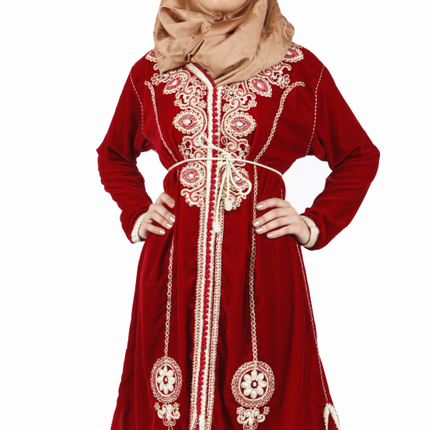 Jabadour/tunique Rouge foncé