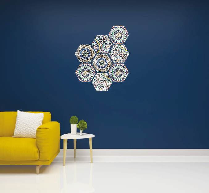Mosaik-Kunststoff-Zierfliesen FEZ